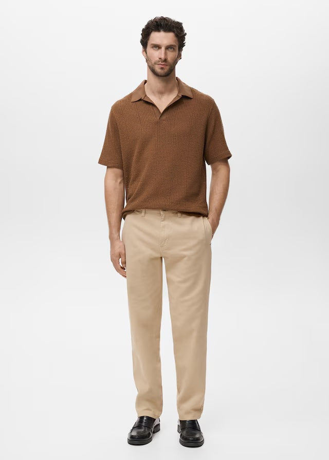 Mango jeans chet in Beige - 99999999_01