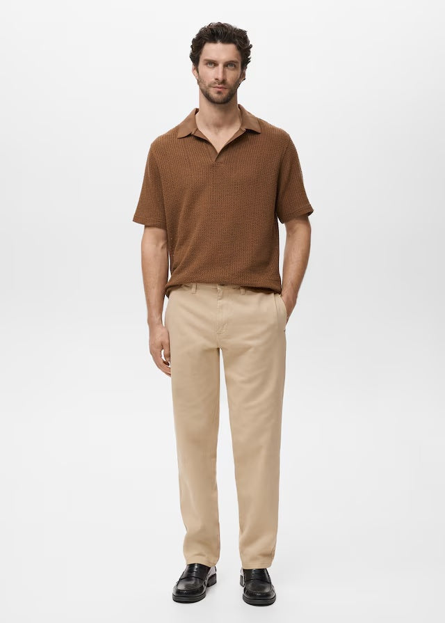 Mango jeans chet in Beige - 99999999_01