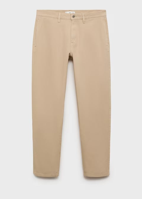 Mango jeans chet in Beige - B