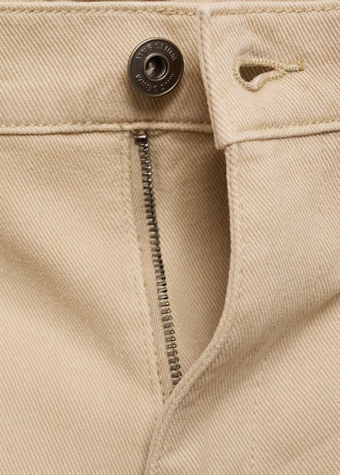 Mango jeans chet in Beige - D0