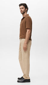 Mango jeans chet in Beige - D2