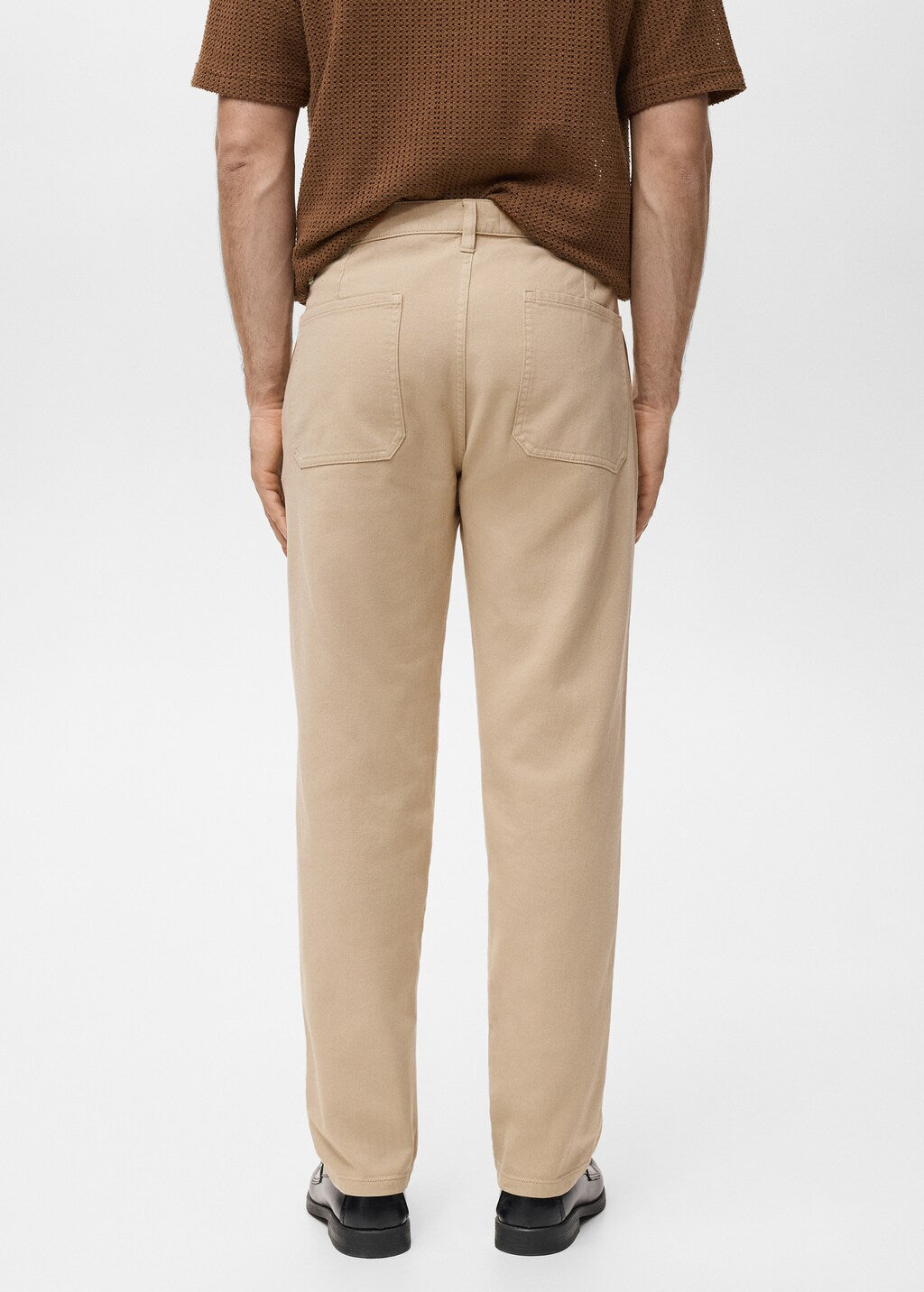 Mango jeans chet in Beige - R