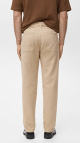 Mango jeans chet in Beige - R