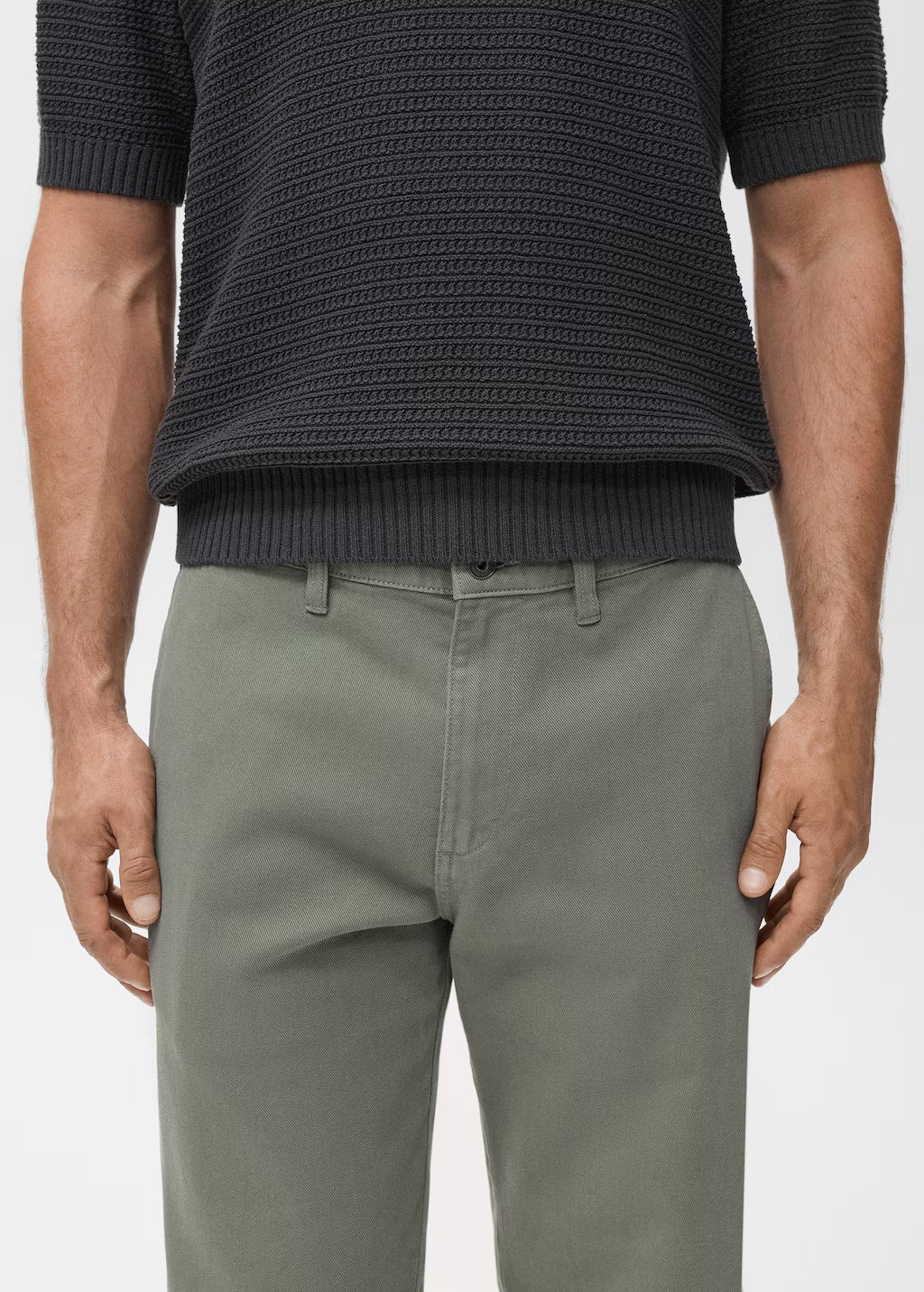 Mango jeans chet in Hunting Green - D1