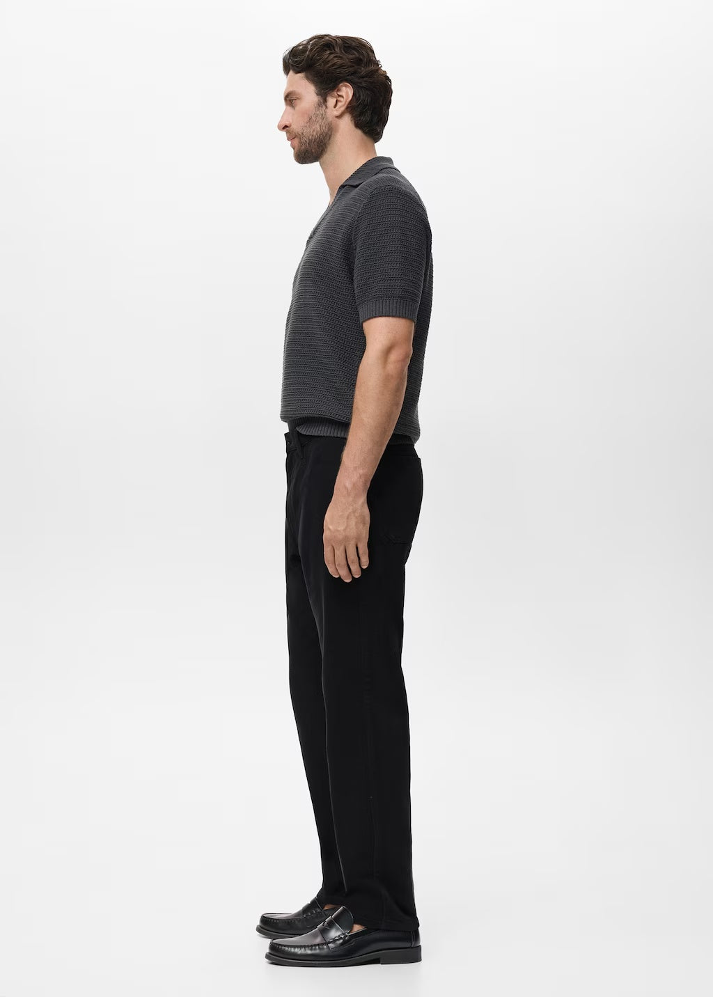 Mango jeans chet in Navy - D2