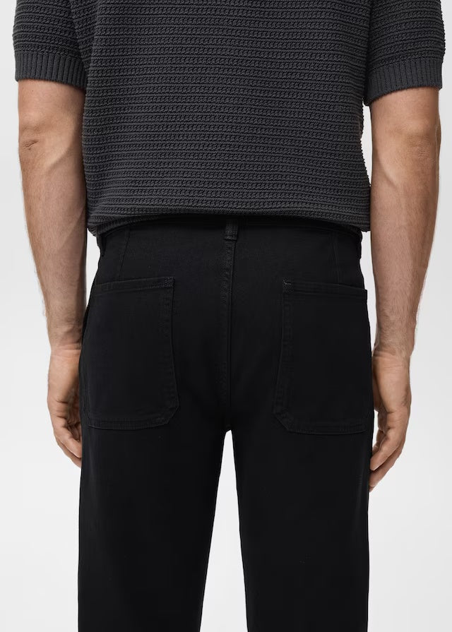 Mango jeans chet in Navy - D6