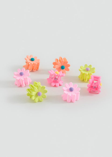 Mango hairclip garden in yellow