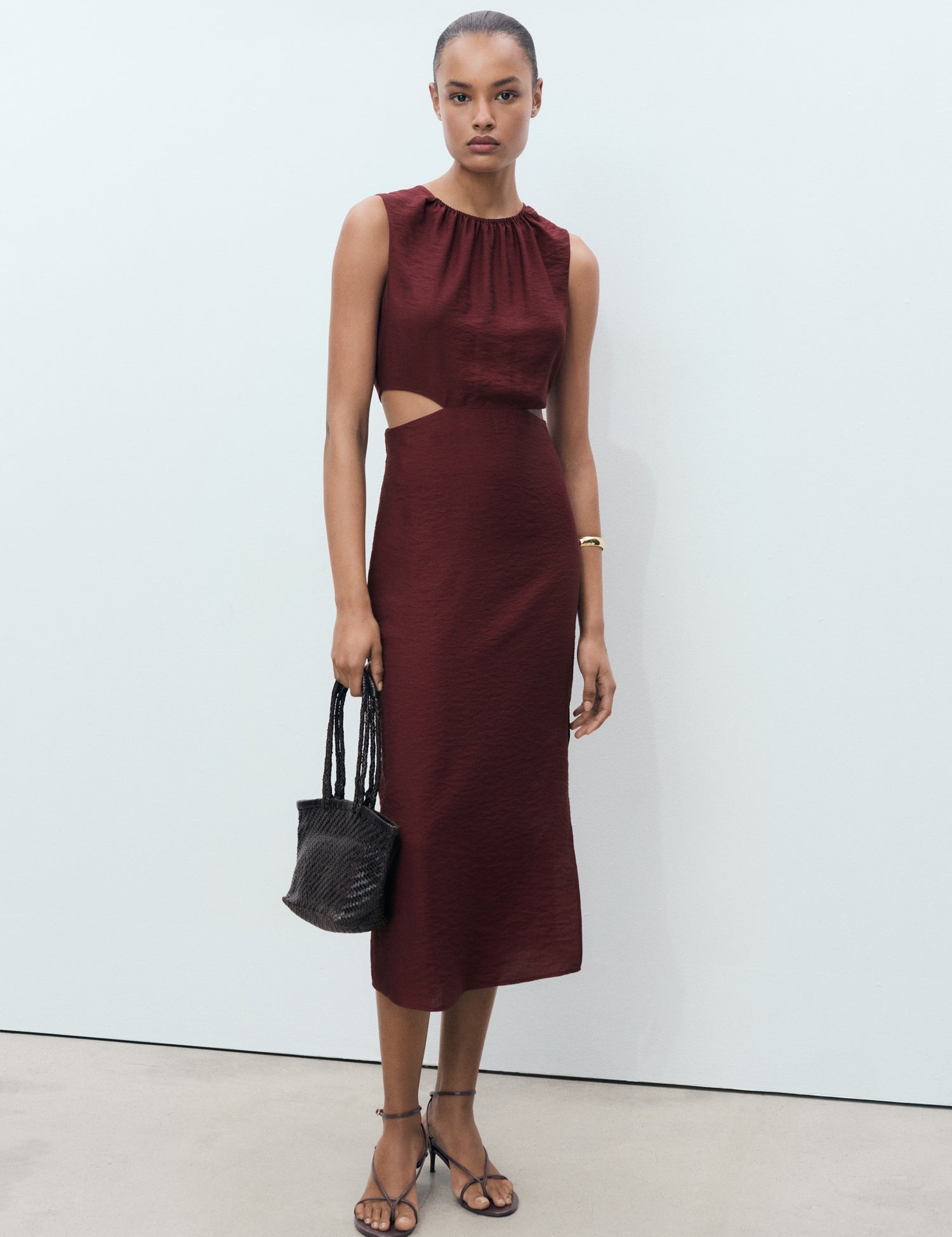 Mango dress olimpio in Garnet - 99999999_01