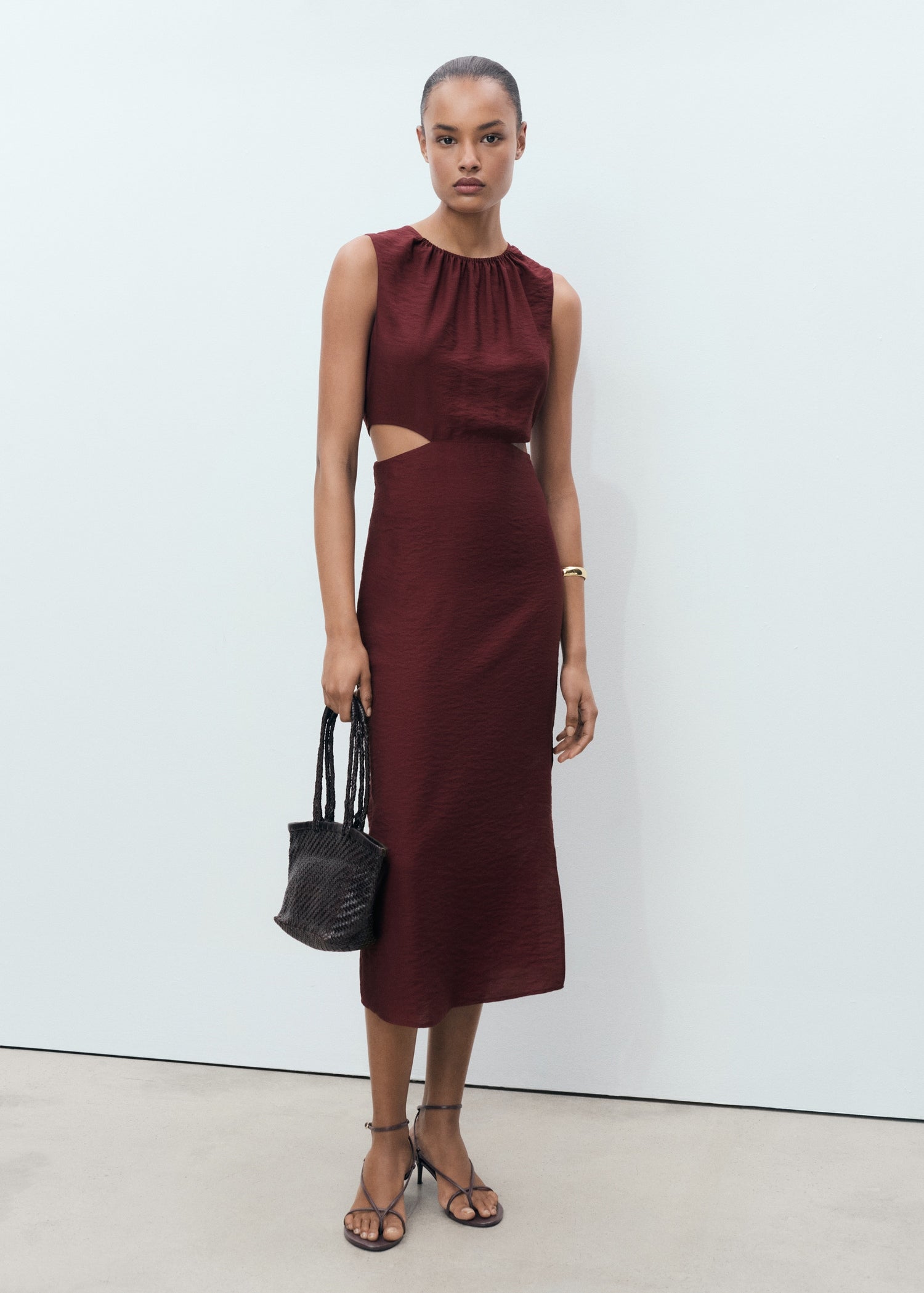 Mango dress olimpio in Garnet - 99999999_01