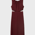 Mango dress olimpio in Garnet - B