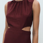 Mango dress olimpio in Garnet - D1