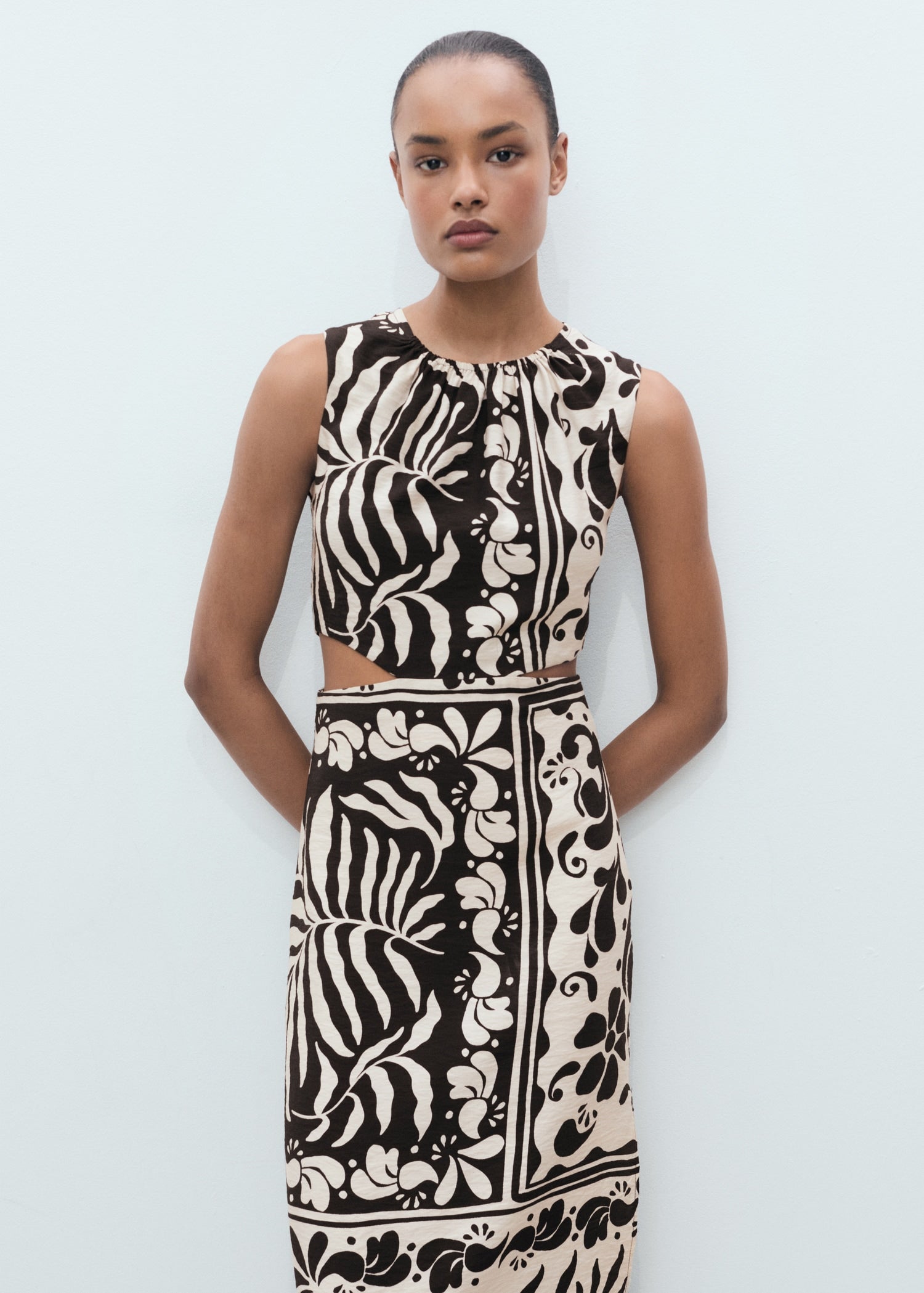 Mango dress olimpio in Black