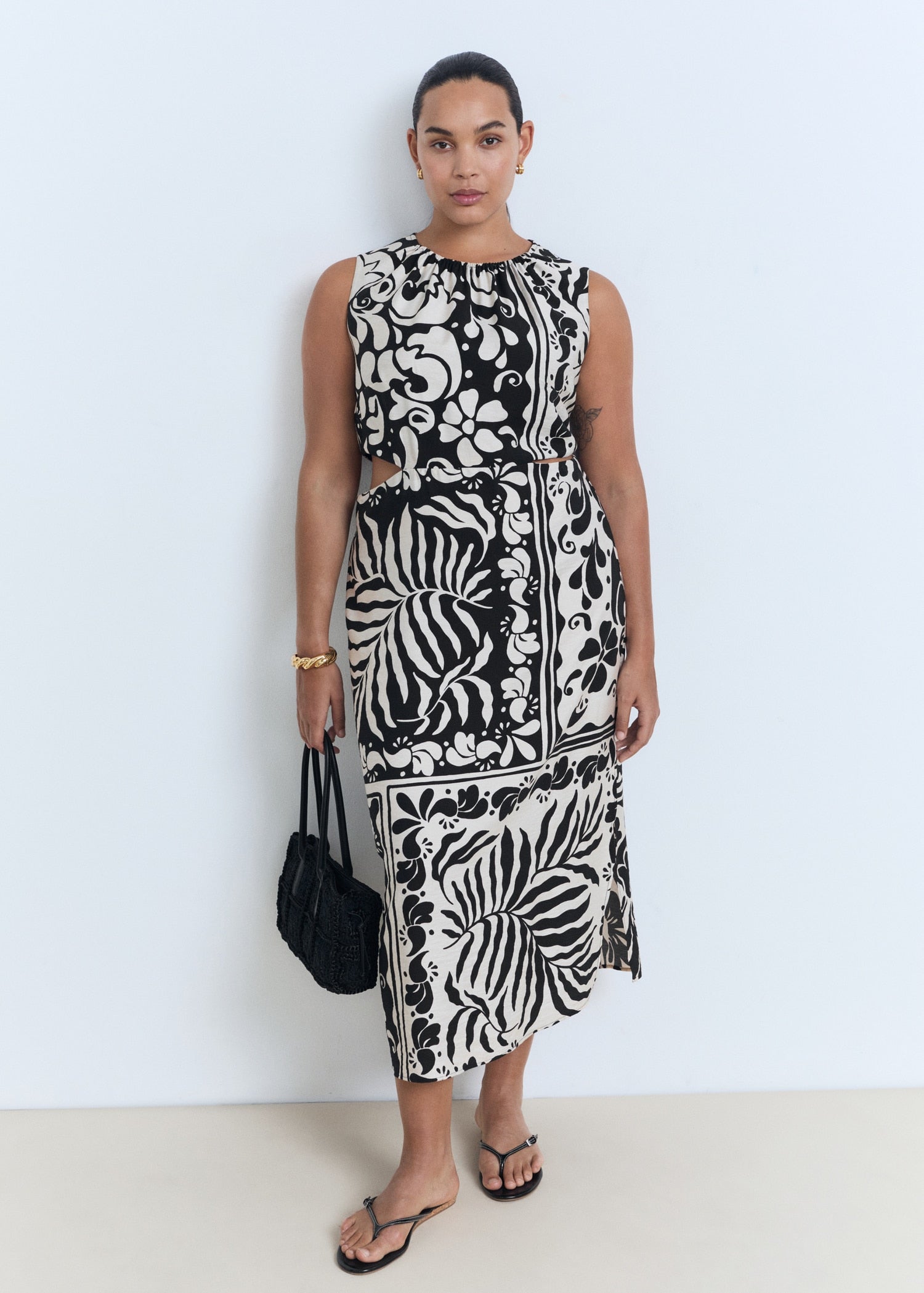 Mango dress olimpio in Black - D3