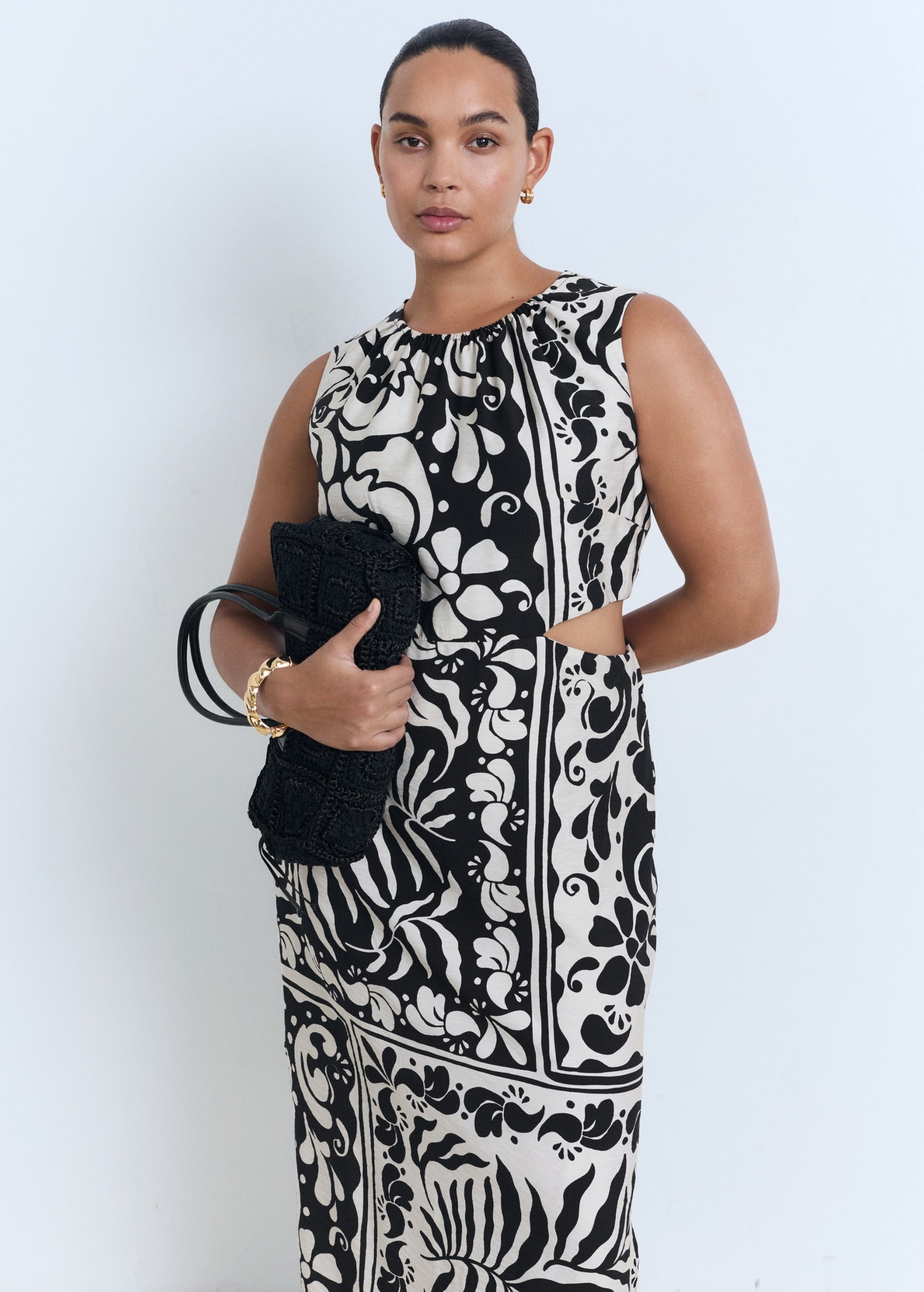 Mango dress olimpio in Black - D5