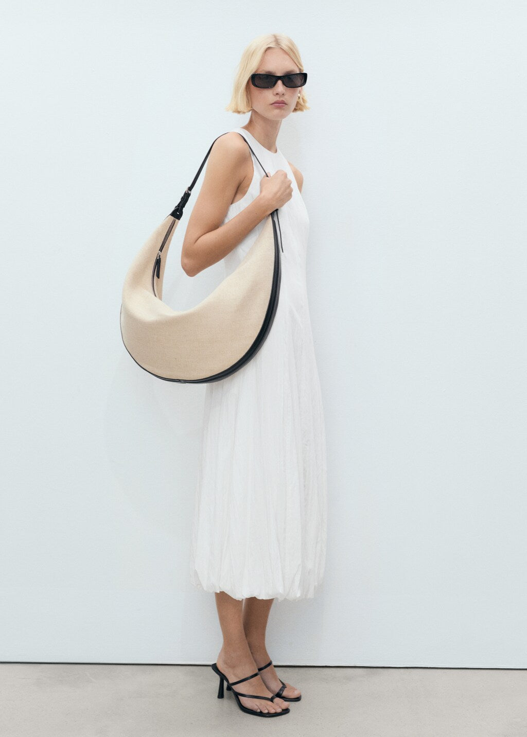 Mango dress pumpkin in White - 99999999_01