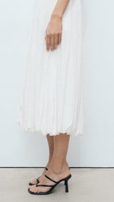 Mango dress pumpkin in White - D2