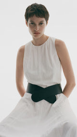 Mango dress pumpkin in White - D6