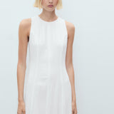 Mango dress pumpkin in White