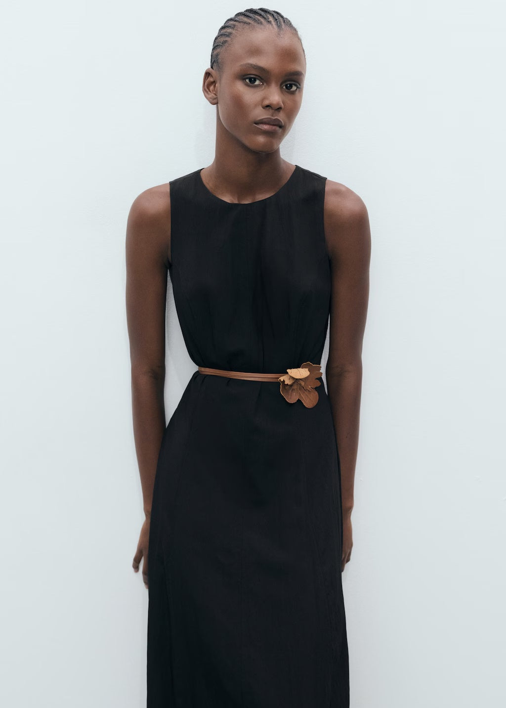 Mango dress pumpkin in Black