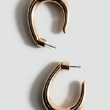 Mango earrings javila in Gold