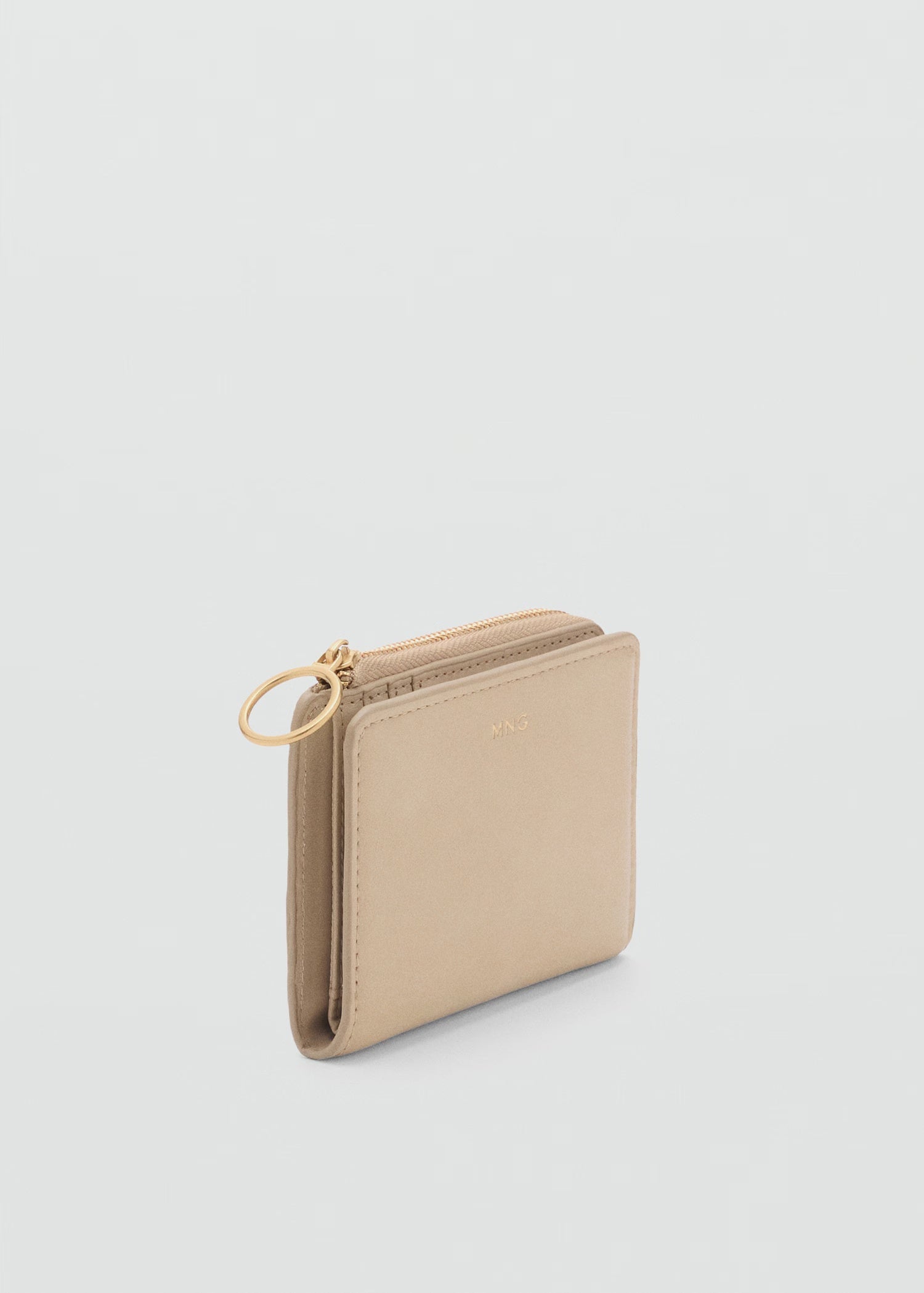 Mango wallet retro in Beige