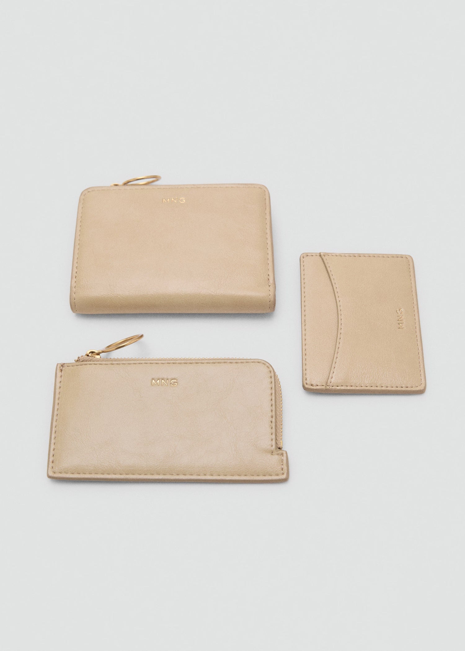 Mango wallet retro in Beige - D2