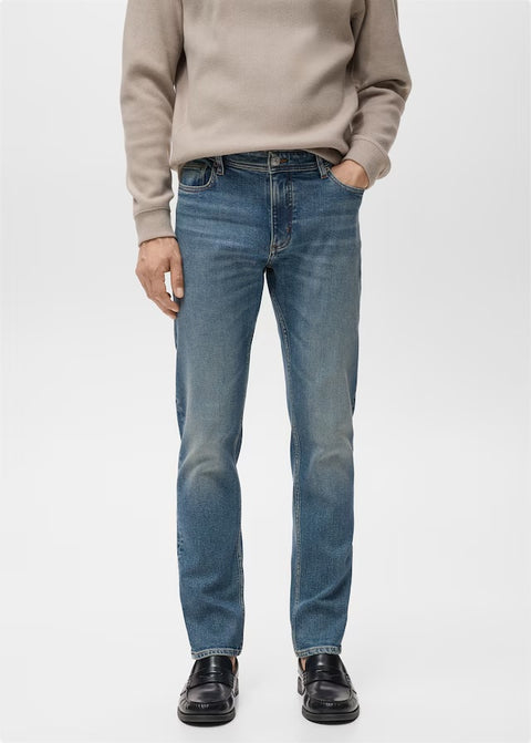 Mango jeans jan in medium denim