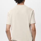 Mango t-shirt algarvet in Ice - R