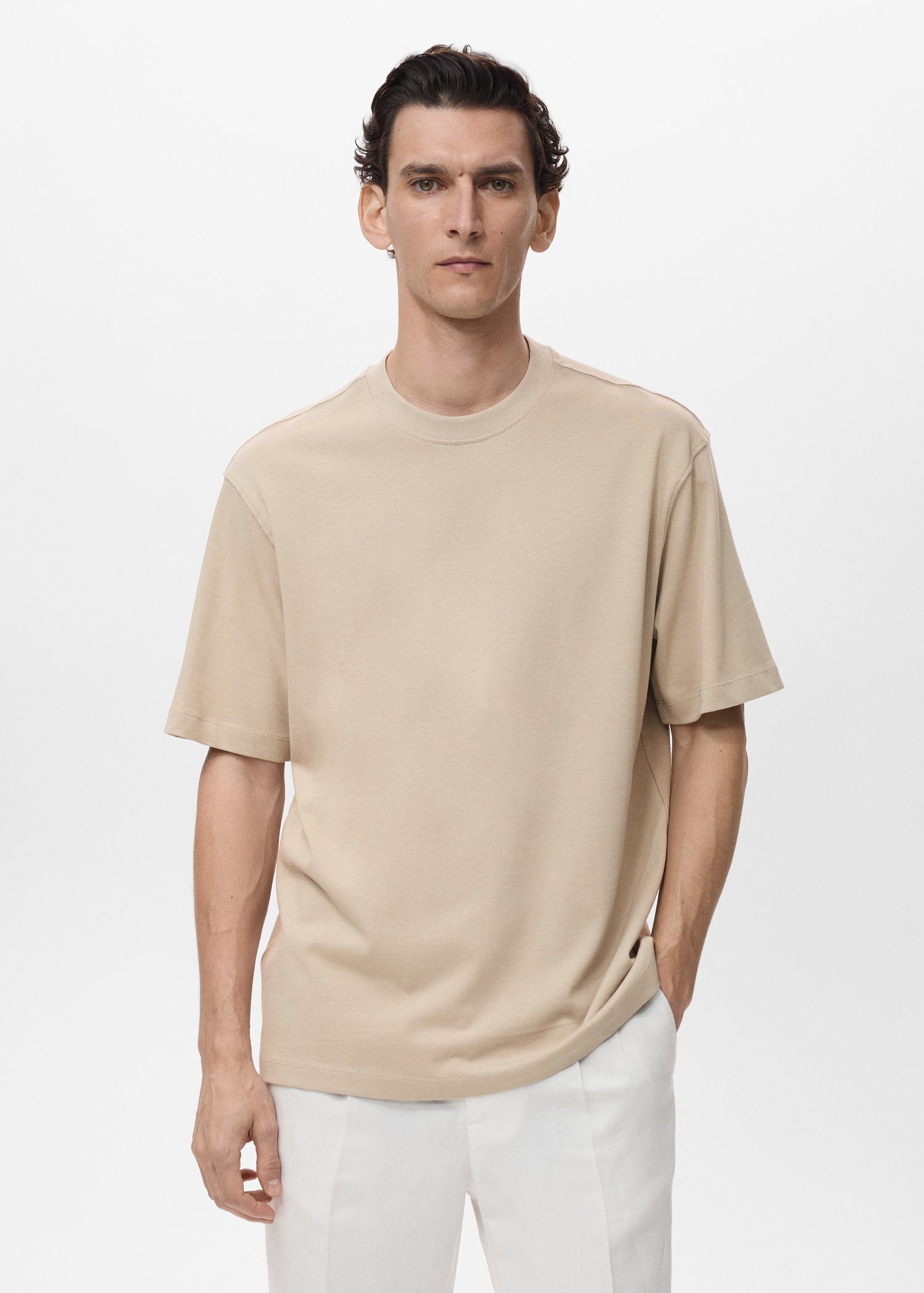 Mango t-shirt anouk in Raw