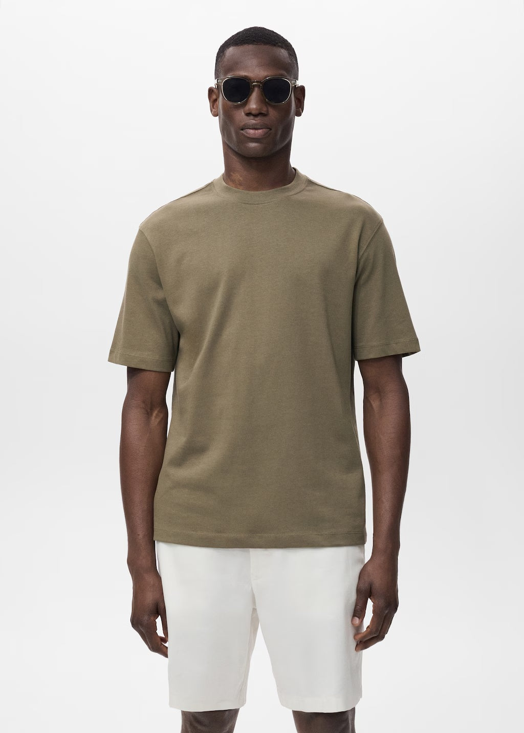 Mango t-shirt anouk in Khaki