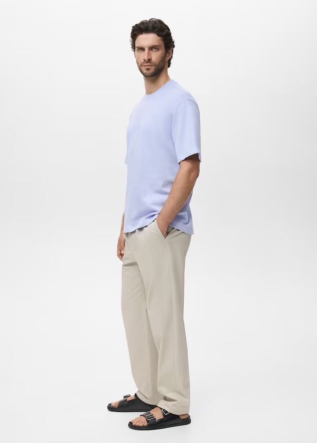 Mango t-shirt anouk in Sky Blue - D2