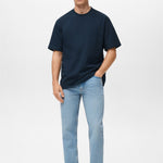 Mango t-shirt anouk in Navy - 99999999_01