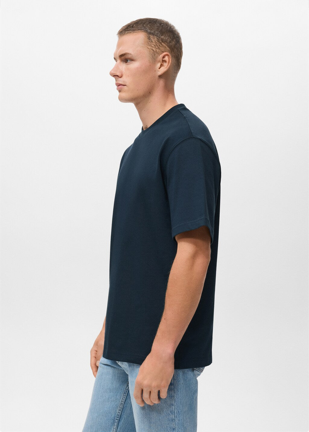 Mango t-shirt anouk in Navy - D2