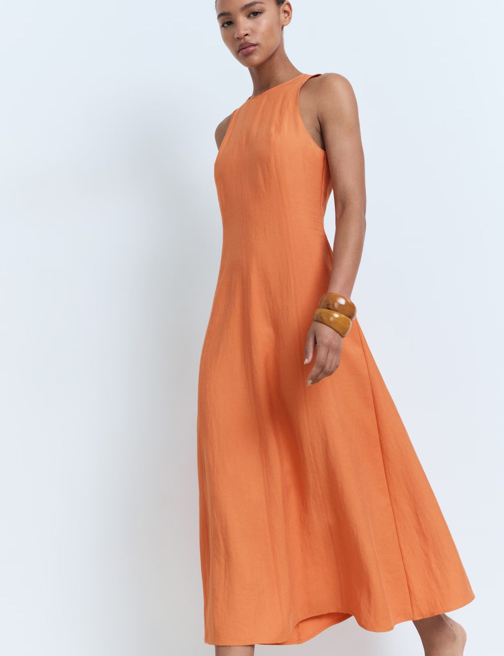 Mango dress pepa in Salmon