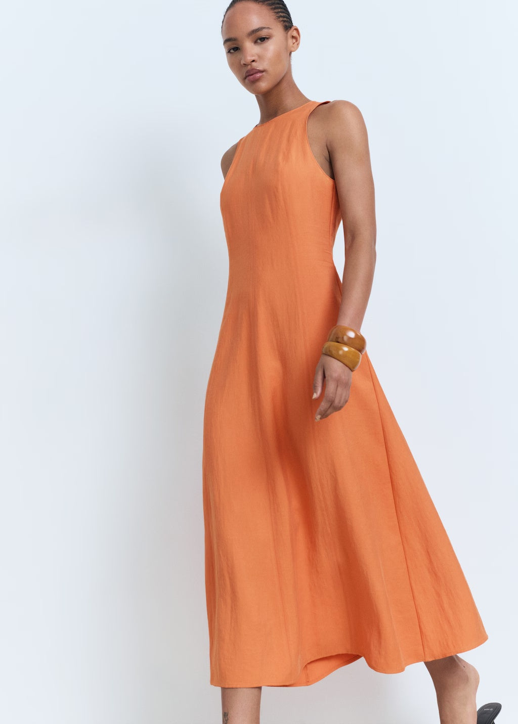 Mango dress pepa in Salmon
