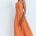 Mango dress pepa in Salmon