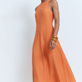 Mango dress pepa in Salmon