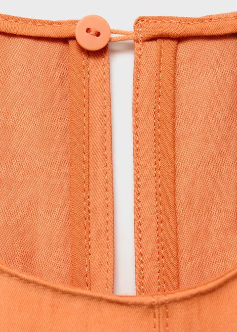 Mango dress pepa in Salmon - D0