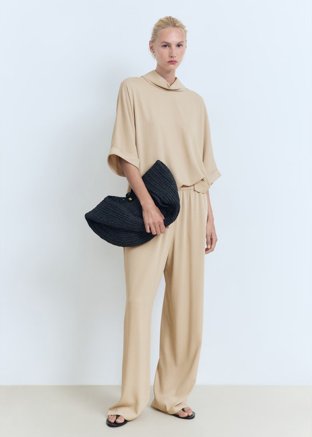 Mango trousers vivie in Beige - 99999999_01
