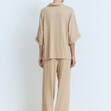 Mango trousers vivie in Beige - R