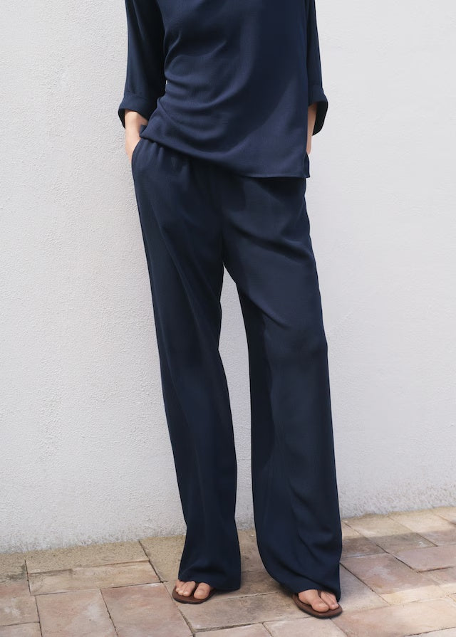 Mango trousers vivie in Navy