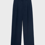 Mango trousers peplum in Navy - B