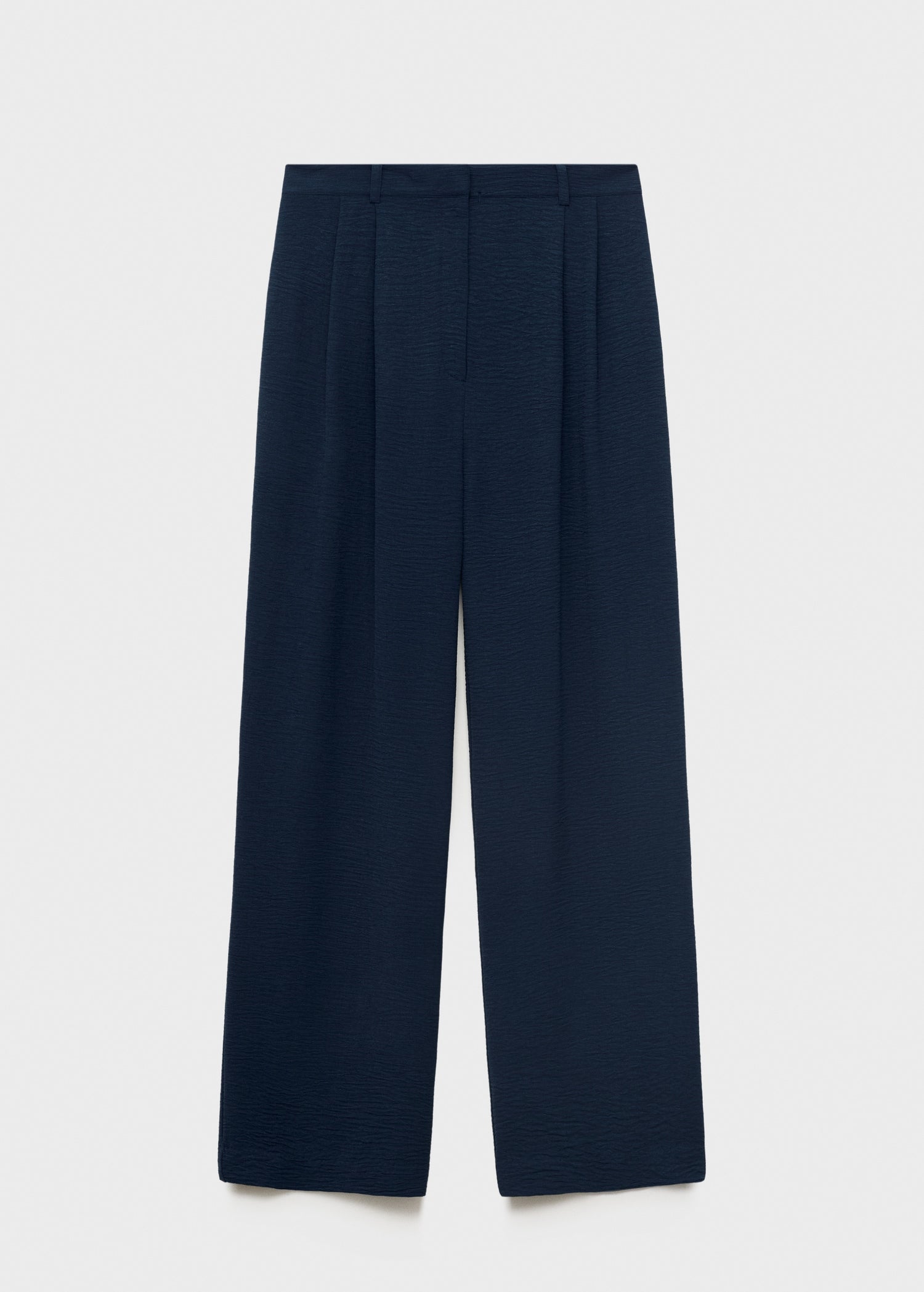 Mango trousers peplum in Navy - B