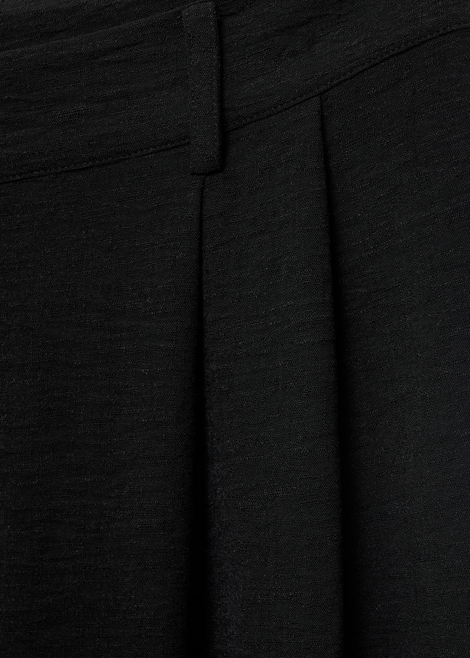 Mango trousers peplum in Black - D8