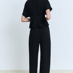 Mango trousers peplum in Black - R