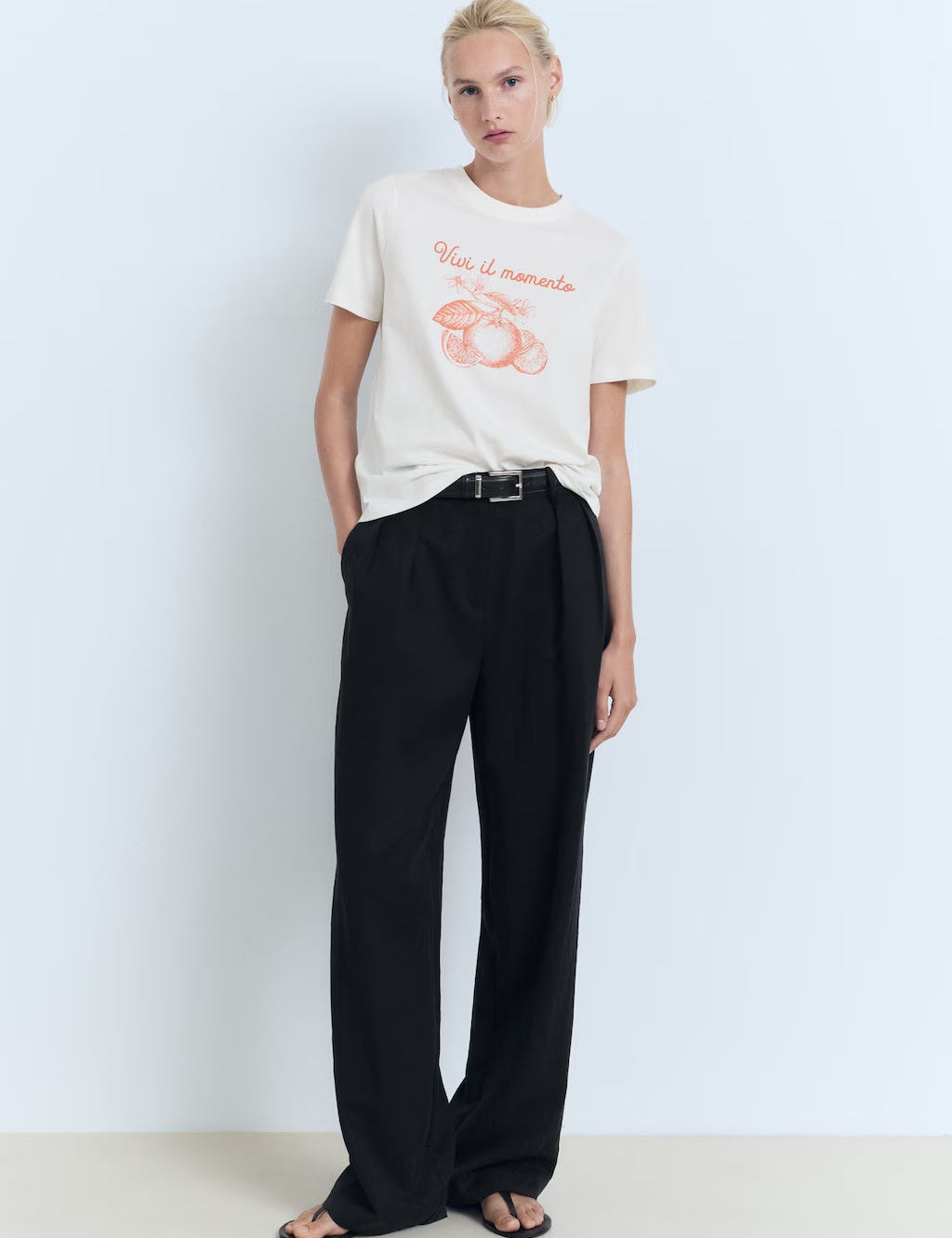 Mango t-shirt fruit in Orange - 99999999_01