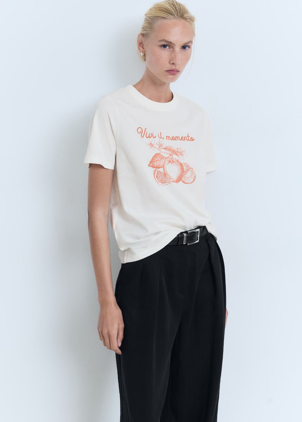 Mango t-shirt fruit in Orange
