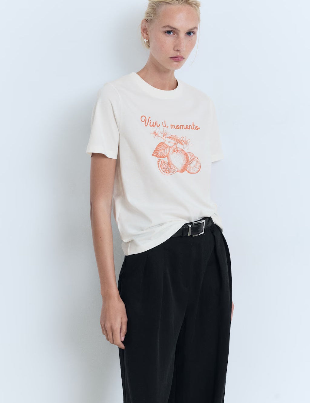 Mango t-shirt fruit in Orange