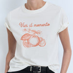 Mango t-shirt fruit in Orange - D6