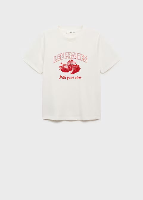 Mango t-shirt fruit in Strawberry - B